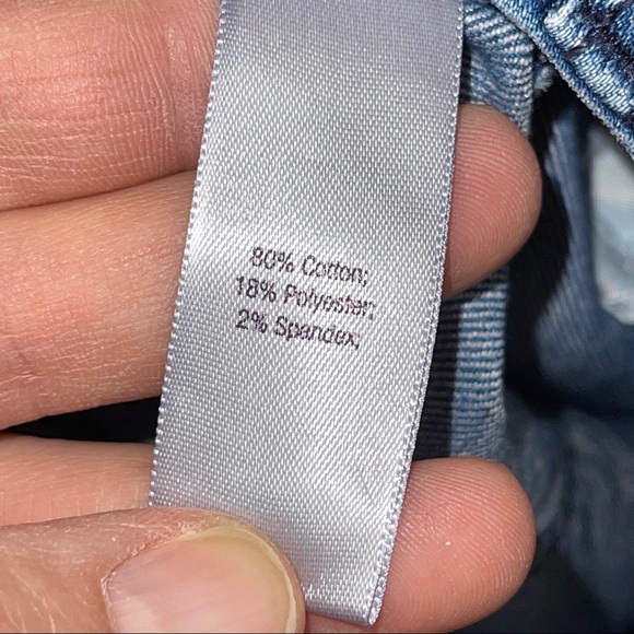 Jennifer Lopez High Rise Denim Shorts Medium Wash - Picture 7 of 16